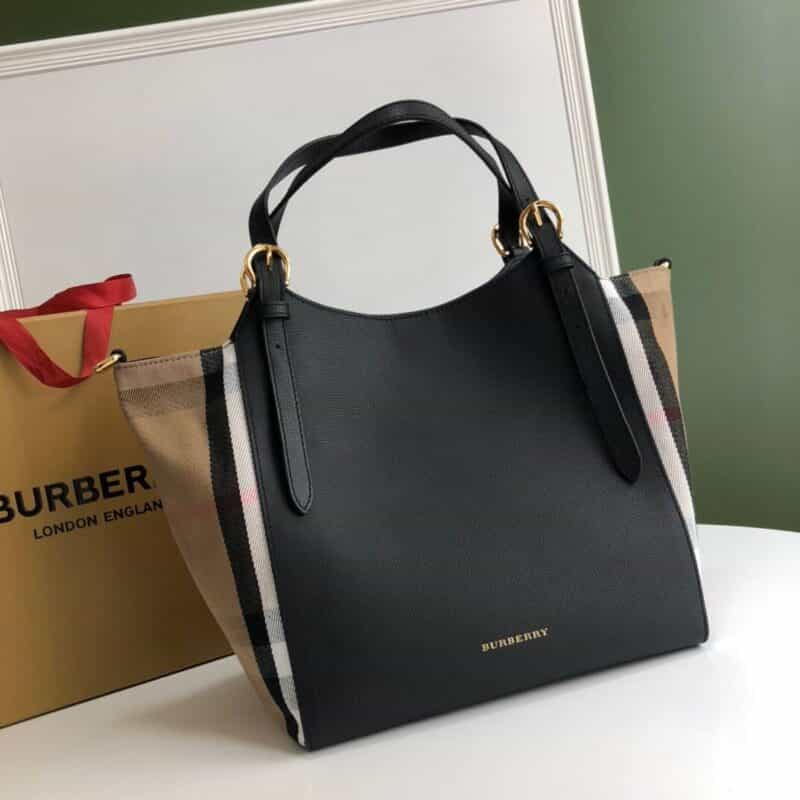 Burberry巴宝莉粒面皮革材质The Canter 坎特手袋30291
