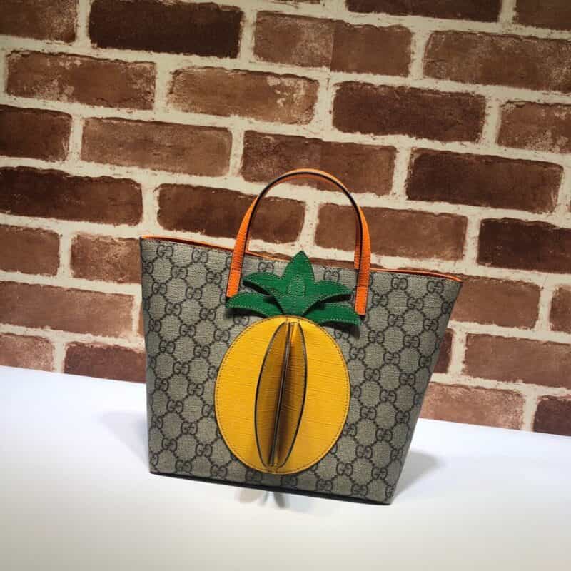 GUCCI古驰饰菠萝手提购物袋580840