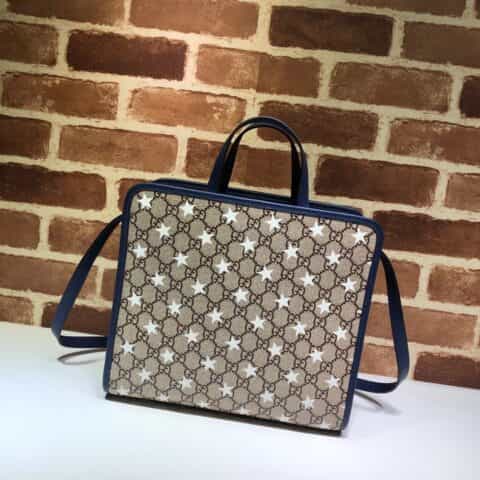 GUCCI古驰星星印花GG手提托特包612992