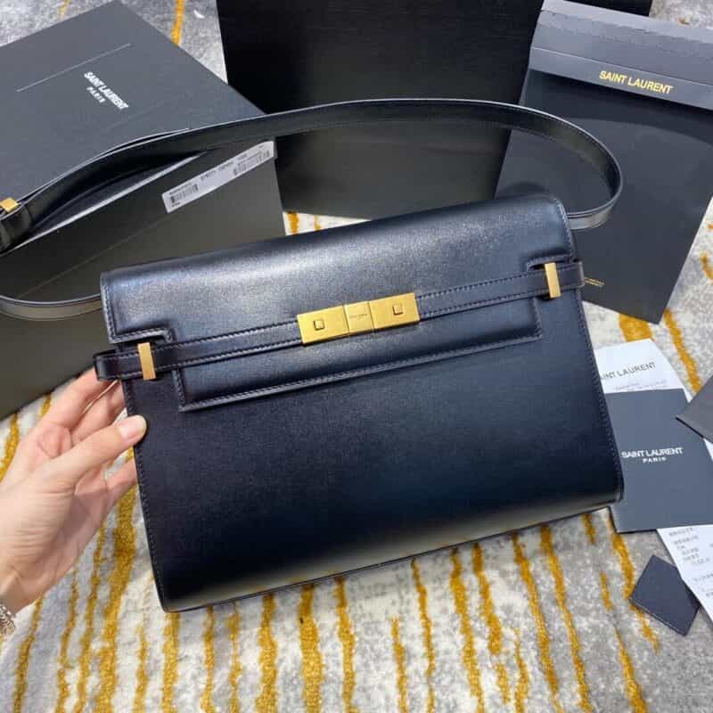 Saint laurent Ysl Manhattan单肩斜挎曼哈顿法棍包579271牙签纹