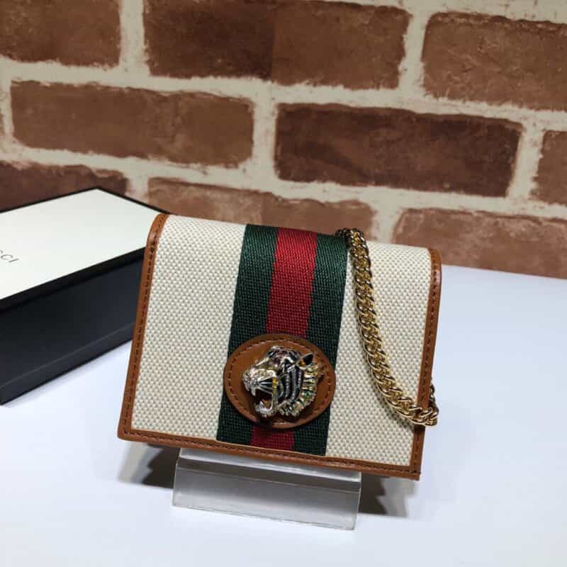 GUCCI古驰Rajah 系列链条卡包573790