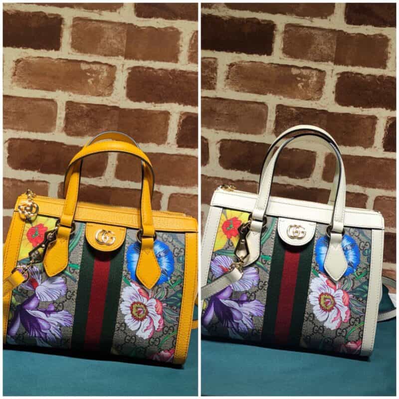 GUCCI古驰Ophidia系列GG花卉小号托特包547551