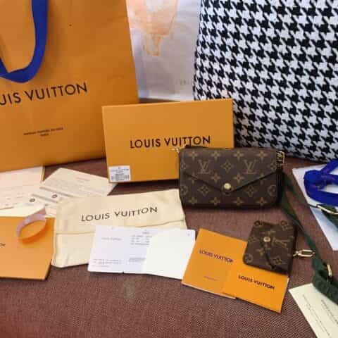 Louis Vuitton LV Félicie Strap & Go 三合一斜挎包 M80091