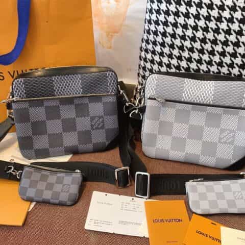 Louis Vuitton LV Trio Messenger棋盘格三合一邮差包N50027 N50017