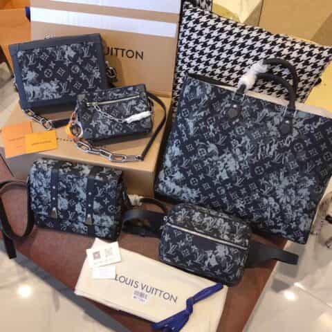 Louis Vuitton LV Soft Trunk 牛仔布系列链条包 M57283