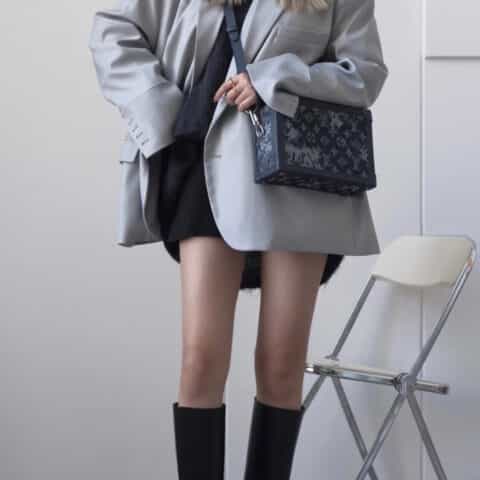 Louis Vuitton LV Soft Trunk 牛仔布系列链条包 M57283