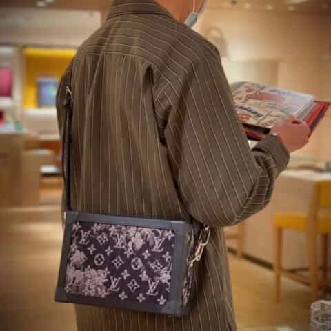 Louis Vuitton LV Soft Trunk 牛仔布系列链条包 M57283