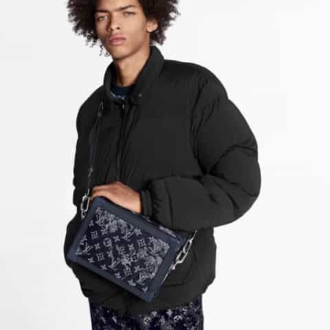 Louis Vuitton LV Soft Trunk 牛仔布系列链条包 M57283