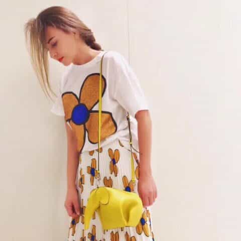 Loewe罗意威 Elephant小象肩挎包 0192黄色