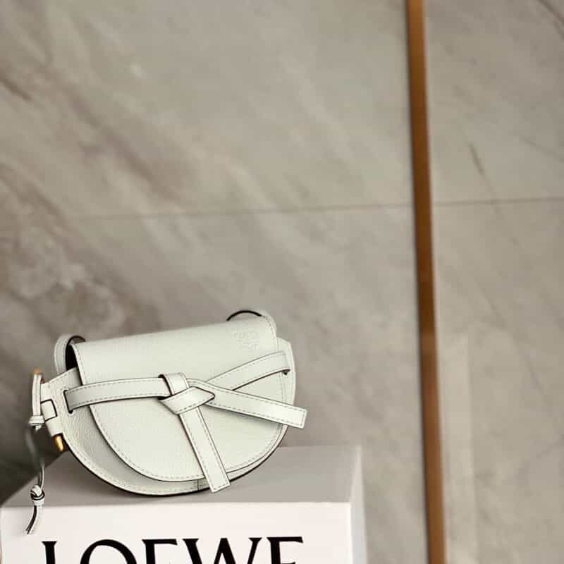Loewe罗意威 Mini Gate bag 马鞍包 0328水蓝色15CM