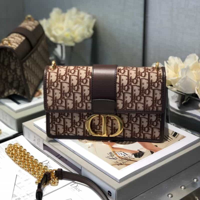 Dior 30 Montaigne Bag 酒红色链条包 M9208