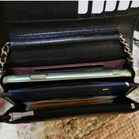 Chanel Mini woc经典款之Wallet on chain单肩斜挎链条包 AP1649