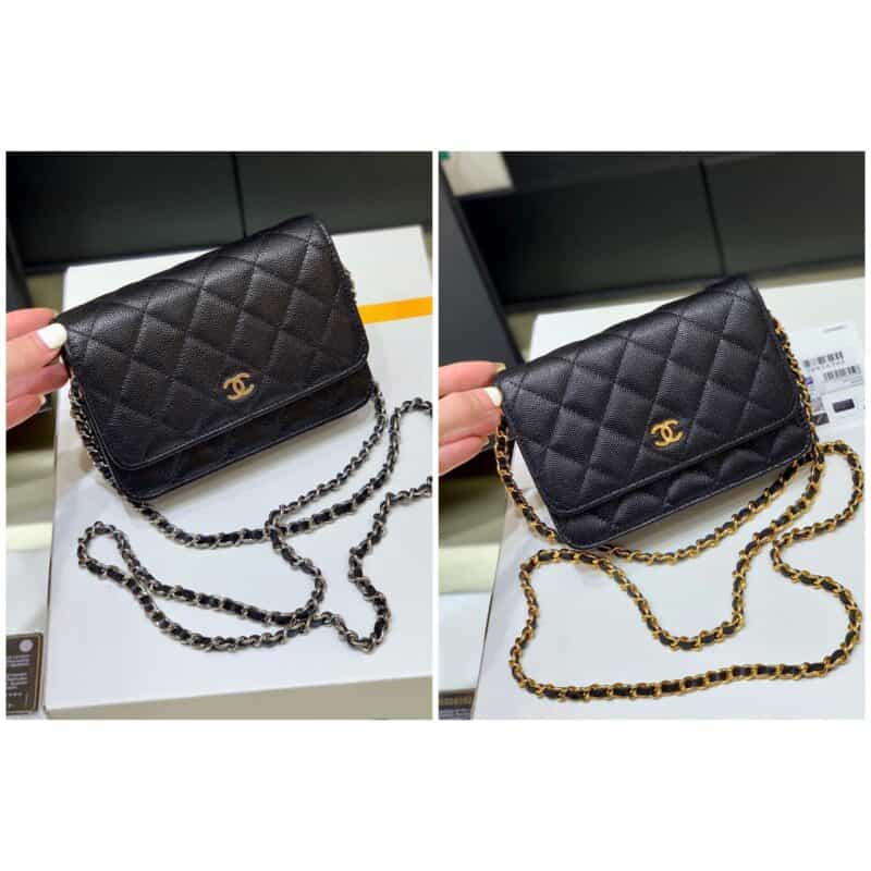 Chanel Mini woc经典款之Wallet on chain单肩斜挎链条包 AP1649