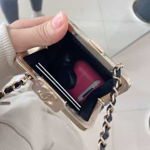 Chanel Mini Clutch with Chain链子小包夹子包AP1555 B03941 94305