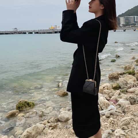 Chanel Mini Clutch with Chain链子小包夹子包AP1555 B03941 94305