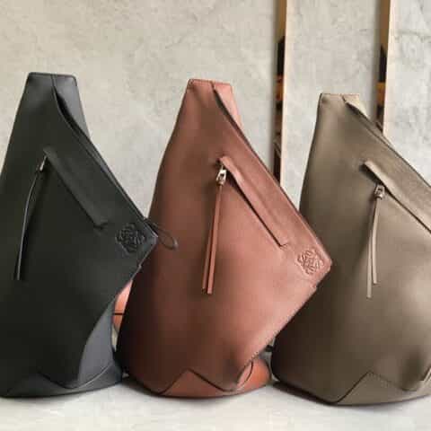 LOEWE罗意威 柔软粒面小牛皮 Anton 背包 0535