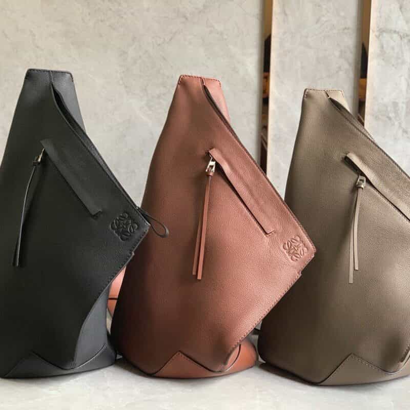 LOEWE罗意威 柔软粒面小牛皮 Anton 背包 0535