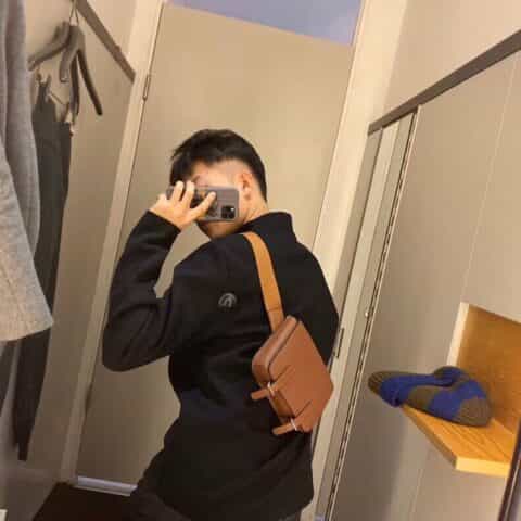 LOEWE罗意威 柔软粒面牛皮革军用腰包 0525