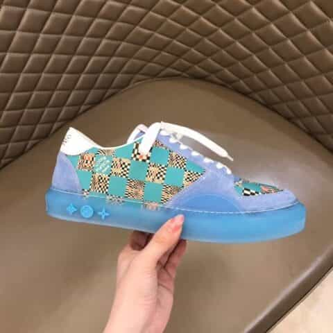 LV/路易威登   Monogram 压纹粒面小牛皮Ollie 男士运动鞋