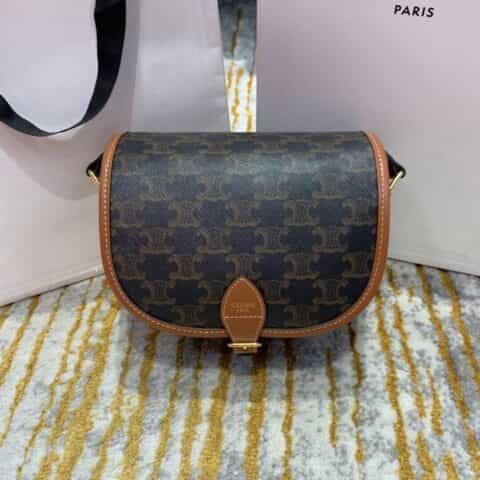 Celine思琳 Medium Folco bag 马鞍包 191502