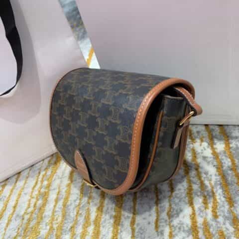 Celine思琳 Medium Folco bag 马鞍包 191502
