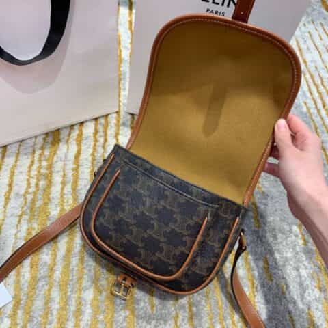Celine思琳 Medium Folco bag 马鞍包 191502