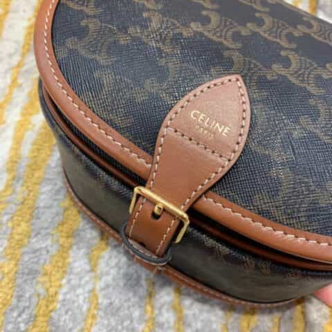 Celine思琳 Medium Folco bag 马鞍包 191502
