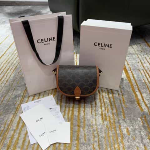 Celine思琳 Medium Folco bag 马鞍包 191502