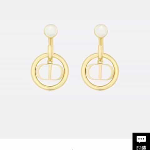 2021 DIOR迪奥CD珍珠耳钉耳环