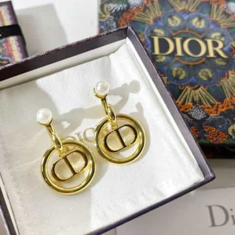 2021 DIOR迪奥CD珍珠耳钉耳环