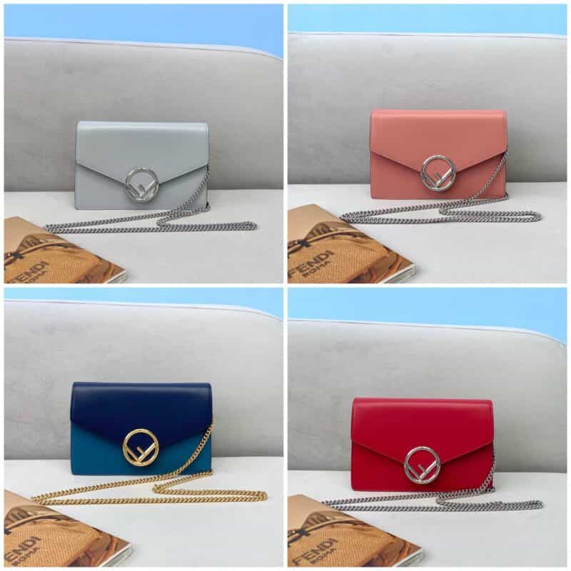 FENDI芬迪简约风几何图形翻盖包006