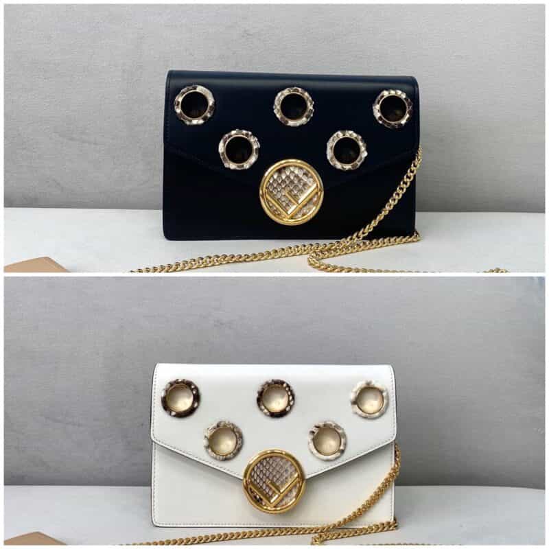 FENDI芬迪简约风几何图形翻盖包006