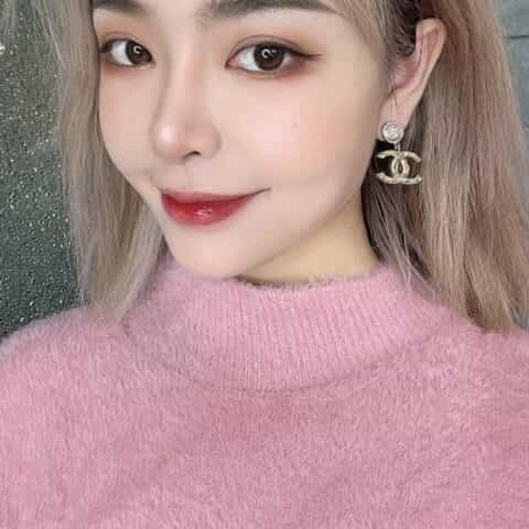 2021新款CHANEL香奈儿双c耳钉耳环