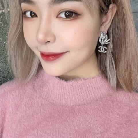 2021新款CHANEL香奈儿双c耳钉耳环