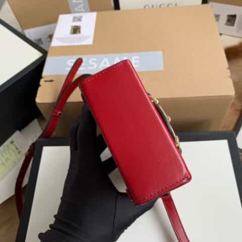 Gucci 1995马衔扣手袋 全皮625615