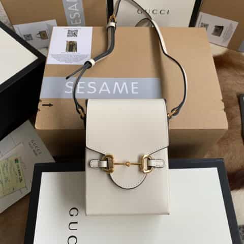 Gucci 1995马衔扣手袋 全皮625615