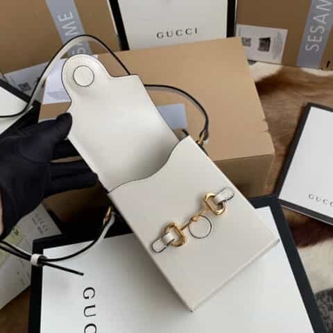Gucci 1995马衔扣手袋 全皮625615