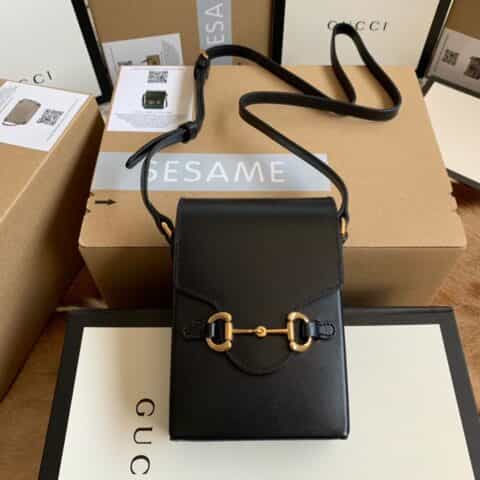 Gucci 1995马衔扣手袋 全皮625615