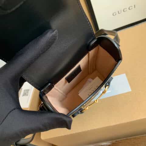 Gucci 1995马衔扣手袋 全皮625615