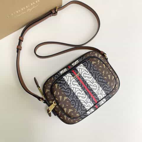 Burberry巴宝莉环保帆布材质相机包