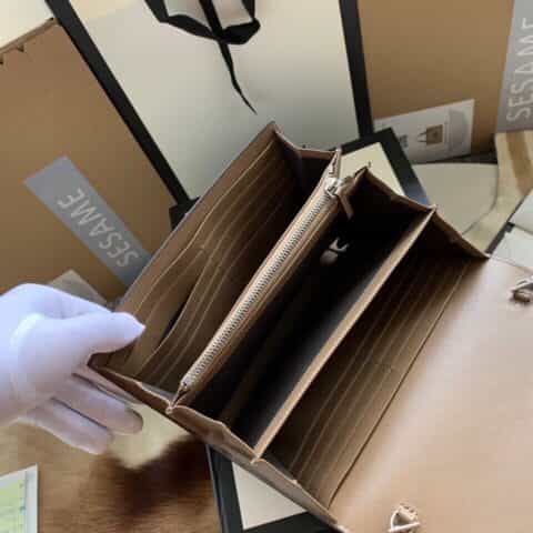 Gucci Dionysus GG Supreme chain wallet 401231 KHNSN 8642
