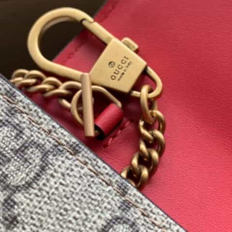 Gucci GG Supreme帆布樱桃迷你链条包 481291 K9GXT 8694