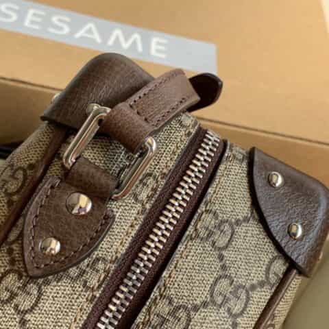 Gucci GG shoulder bag with leather details 626363 92TDN 8358