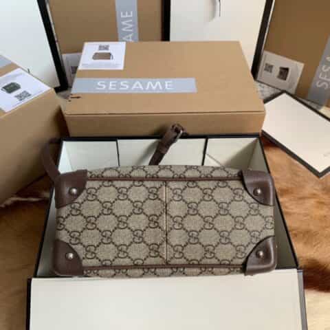 Gucci GG shoulder bag with leather details 626363 92TDN 8358