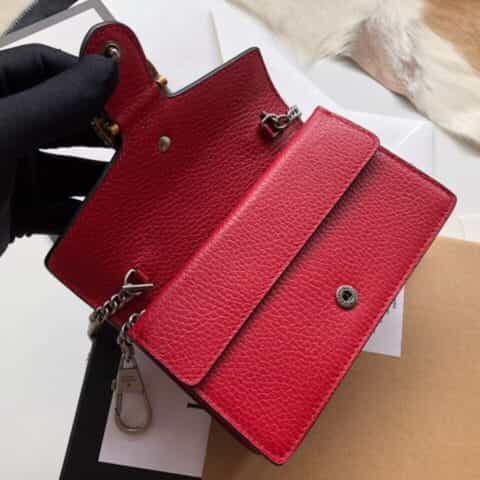 Gucci Dionysus leather super mini bag酒神包 476432