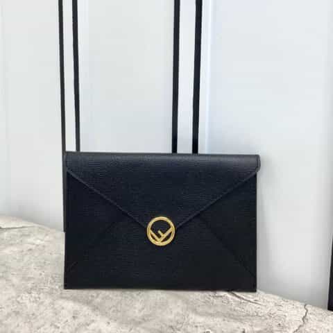 FENDI芬迪几何形翻盖的Fis 信封包0288