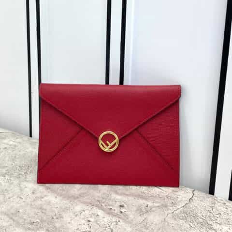 FENDI芬迪几何形翻盖的Fis 信封包0288