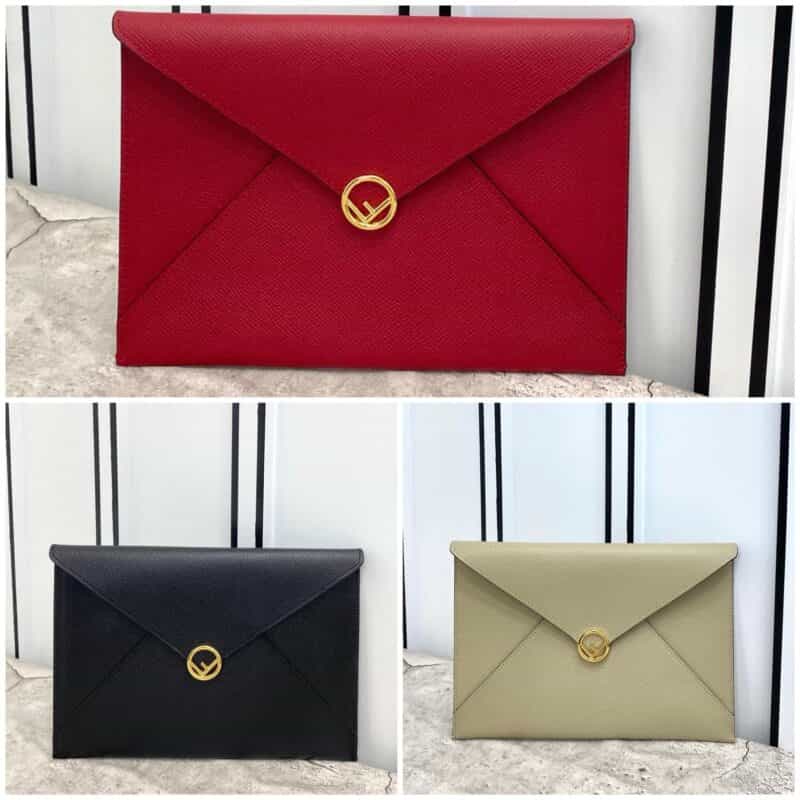 FENDI芬迪几何形翻盖的Fis 信封包0288