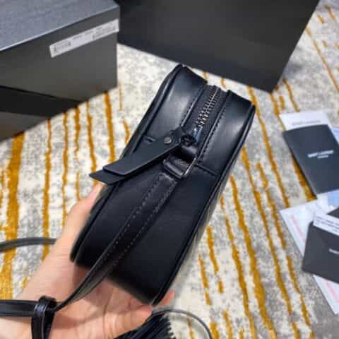Saint laurent Ysl Lou Bag 相机包 520534黑色黑扣