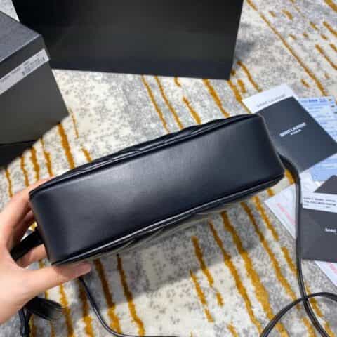 Saint laurent Ysl Lou Bag 相机包 520534黑色黑扣